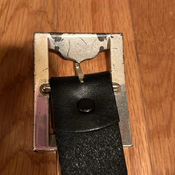 Harley-Davidson Black Leather Belt with Silver Accents main image 6